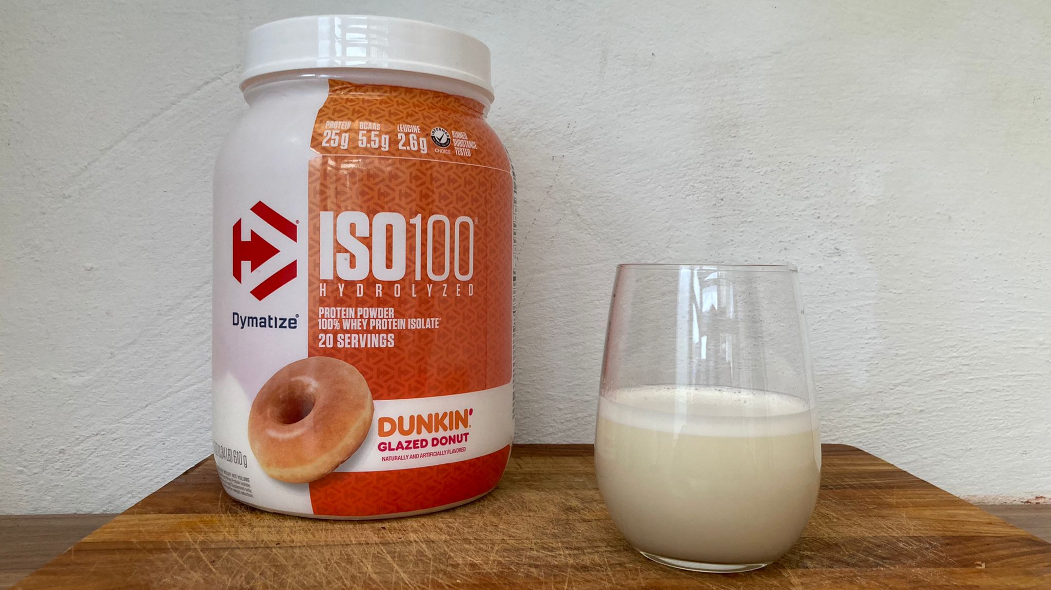 Dymatize ISO100 dunkin donuts
