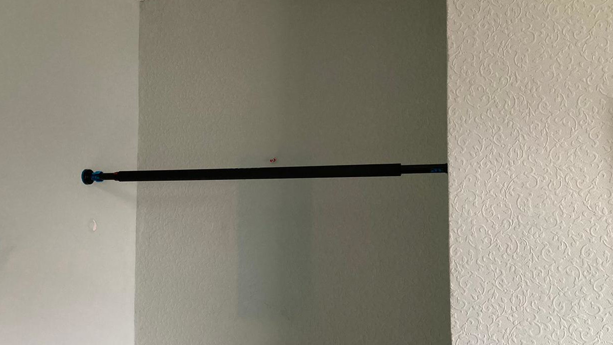 Corength Lockable Pull-Up Bar in alcove