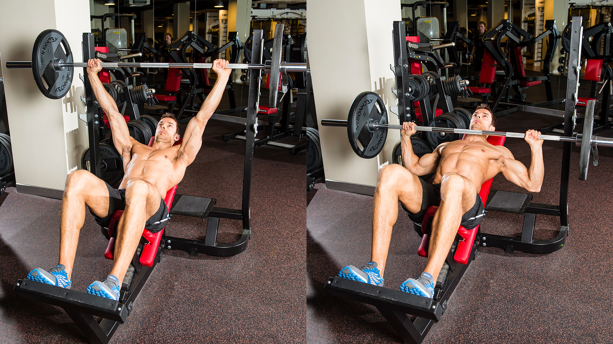 Incline bench press