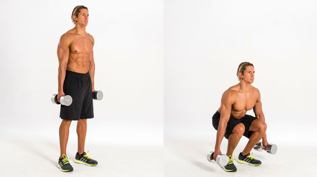 Dumbbell squat
